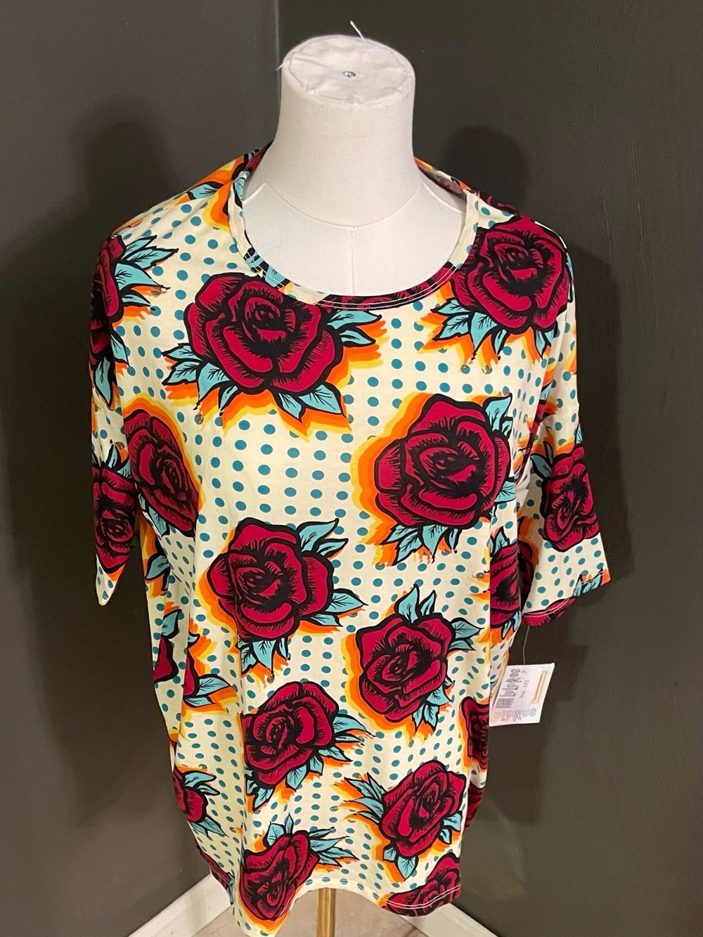 LuLaRoe Rose Irma Tunic Top – Size XXS NWT